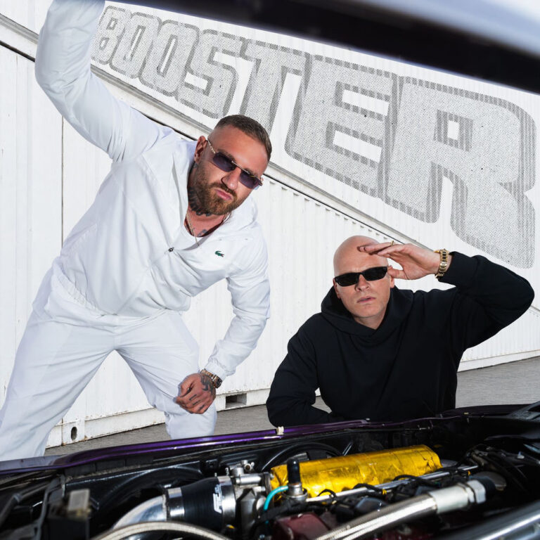 Okładka singla Kizo i Palucha „BOOSTER”